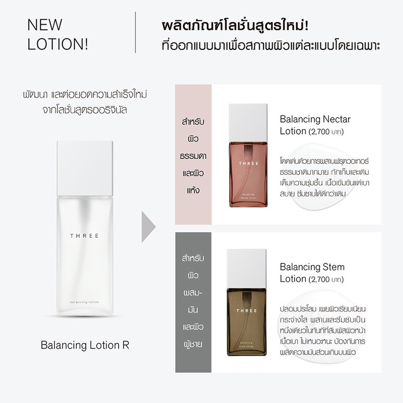THREE Balancing Nectar Lotion 120ml