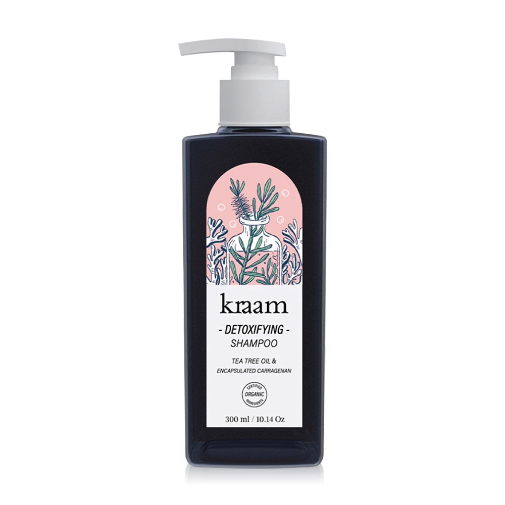 Kraam Hair&Scalp Detoxifying Shampoo Tea Tree Oil & Encapsulated Carrageenan 300ml