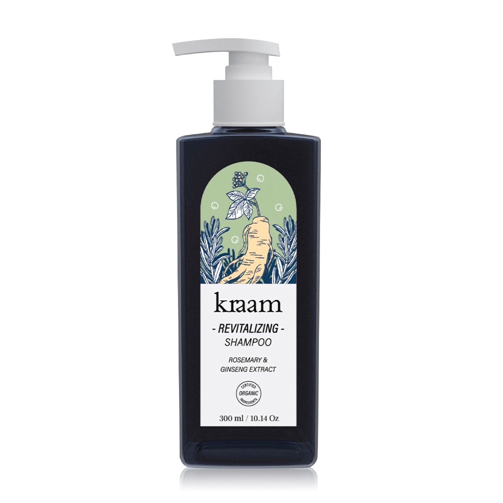Kraam Hair&Scalp Revitalizing Shampoo Rosemary & Ginseng Extract 300ml