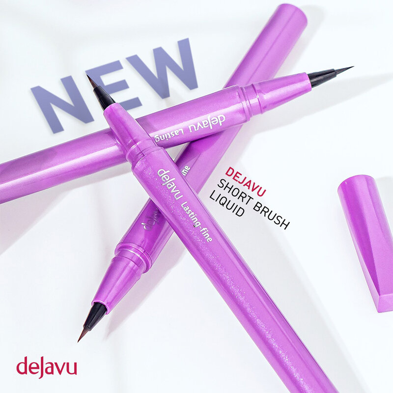 Dejavu Lasting-Fine E Short Brush Liquid 0.52ml #3 Black Brown