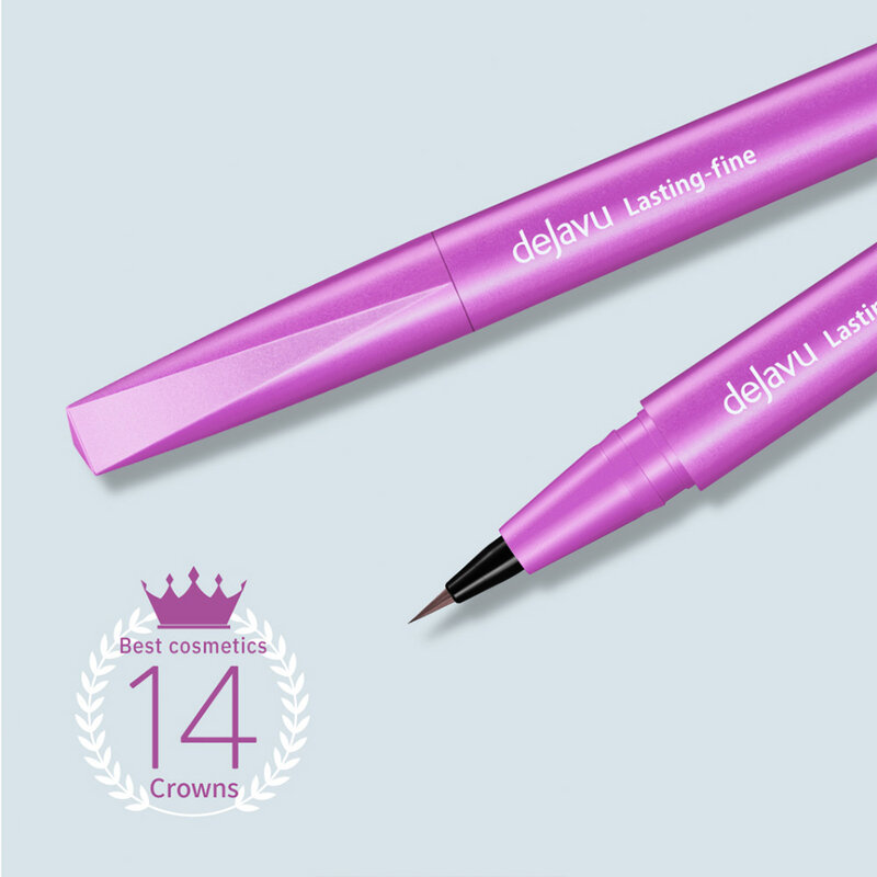Dejavu Lasting-Fine E Short Brush Liquid 0.52ml #3 Black Brown