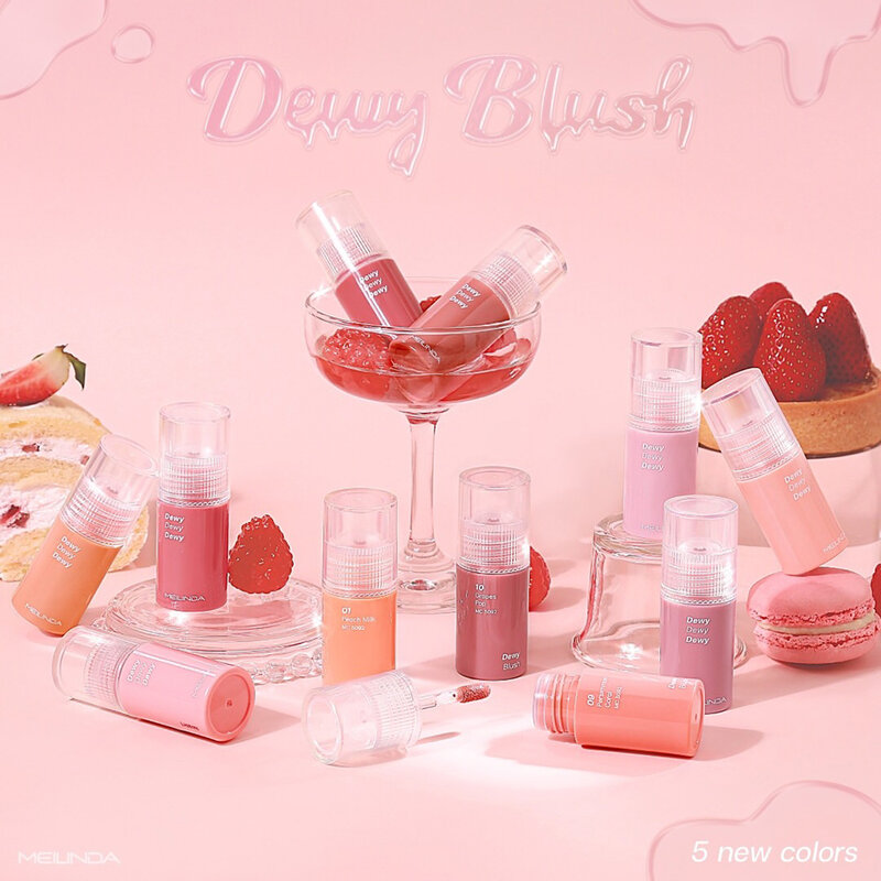 Mei Linda Dewy Blush 5.5ml #09 Persimmon Coral
