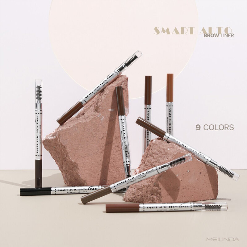 Mei Linda Smart Auto Slim Brow Liner 0.05g #02 Black Brown