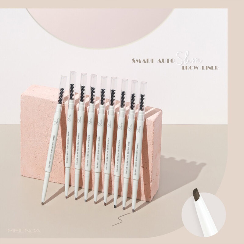 Mei Linda Smart Auto Slim Brow Liner 0.05g #02 Black Brown