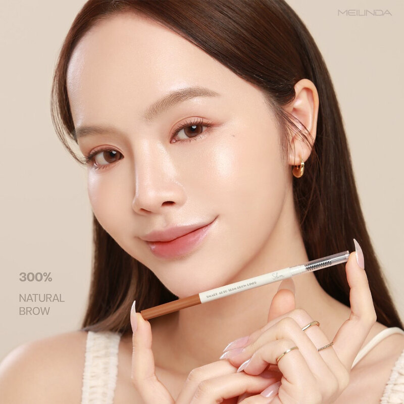 Mei Linda Smart Auto Slim Brow Liner 0.05g #02 Black Brown