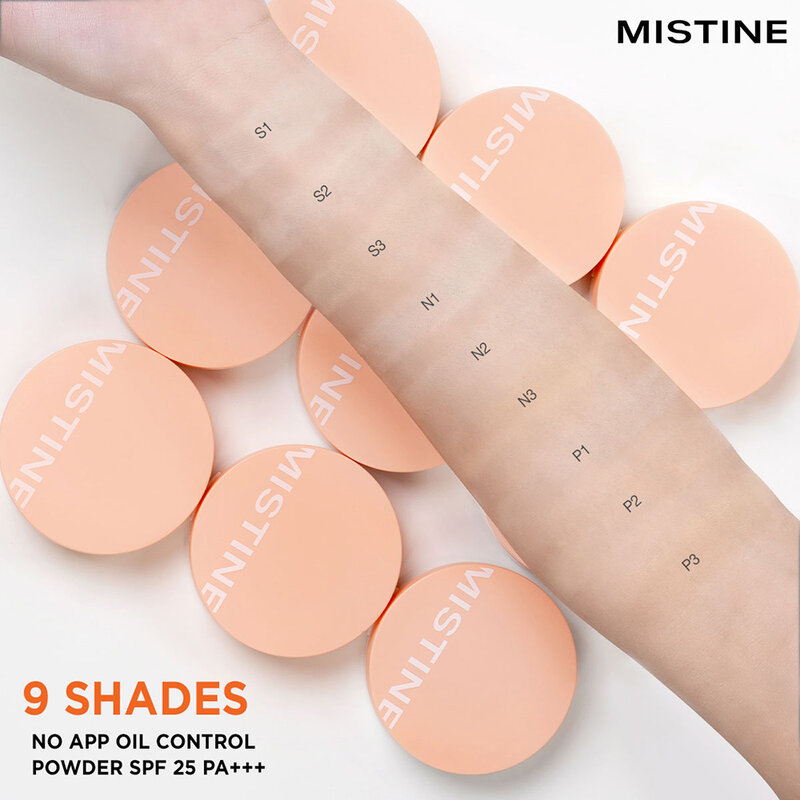 MISTINE No App Oil Control Powder SPF 25 PA+++ 10g #S2