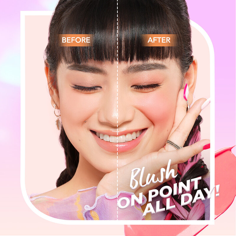 Dazzle Me Heart-Melt Creamy Liquid Blush 2.5g #03 Flirty Peach