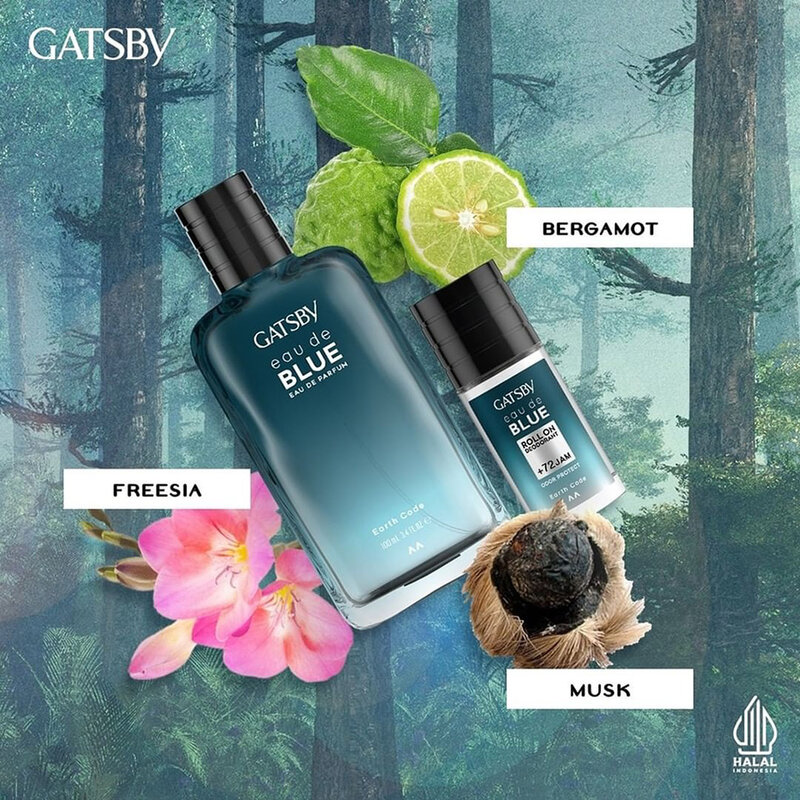 GATSBY Eau De Blue Roll On Earth 50ml