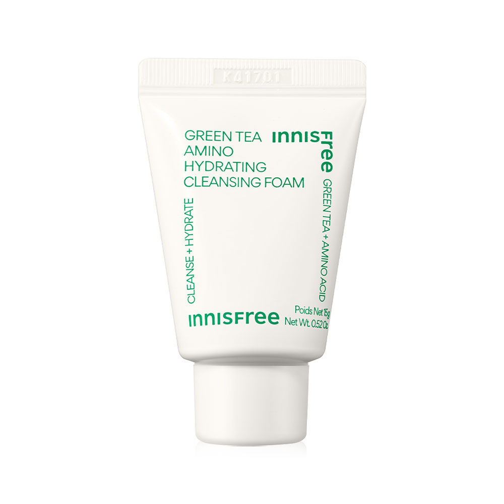 [Free Gift] Innisfree Green Tea Amino Hydrating Cleansing Foam 15ml