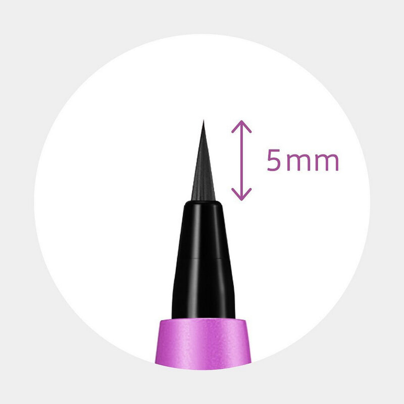 Dejavu Lasting-Fine E Short Brush Liquid 0.52ml #3 Black Brown