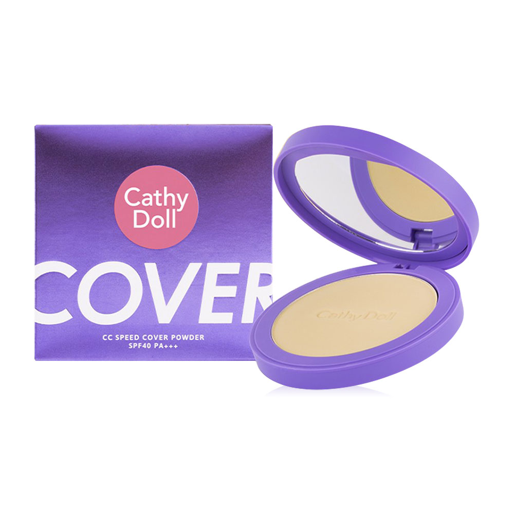 Cathy Doll CC Speed Cover Powder SPF40 PA+++ 12g #02 Medium Beige