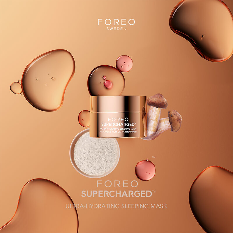 FOREO Supercharged Ultra-Hydrating Sleeping Mask 75ml ( สินค้าหมดอายุ : 2026.01.31 ) 