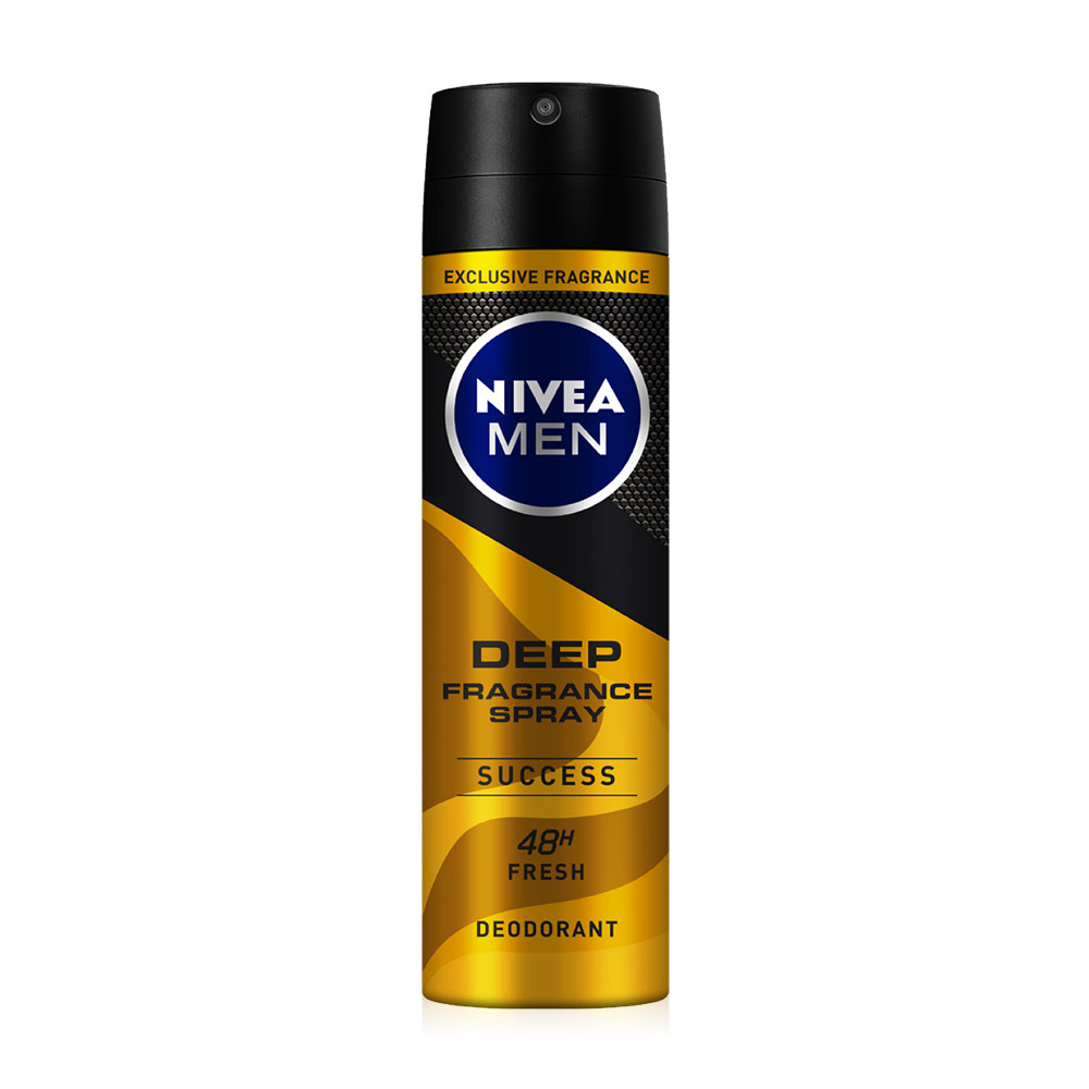 NIVEA Men Deep Fragrance Spray Success 150ml ( สินค้าหมดอายุ : 2026.03.29 ) 