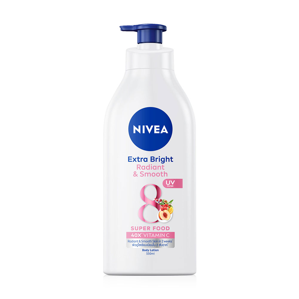 NIVEA Extra Bright Radiant & Smooth Body Lotion 550ml