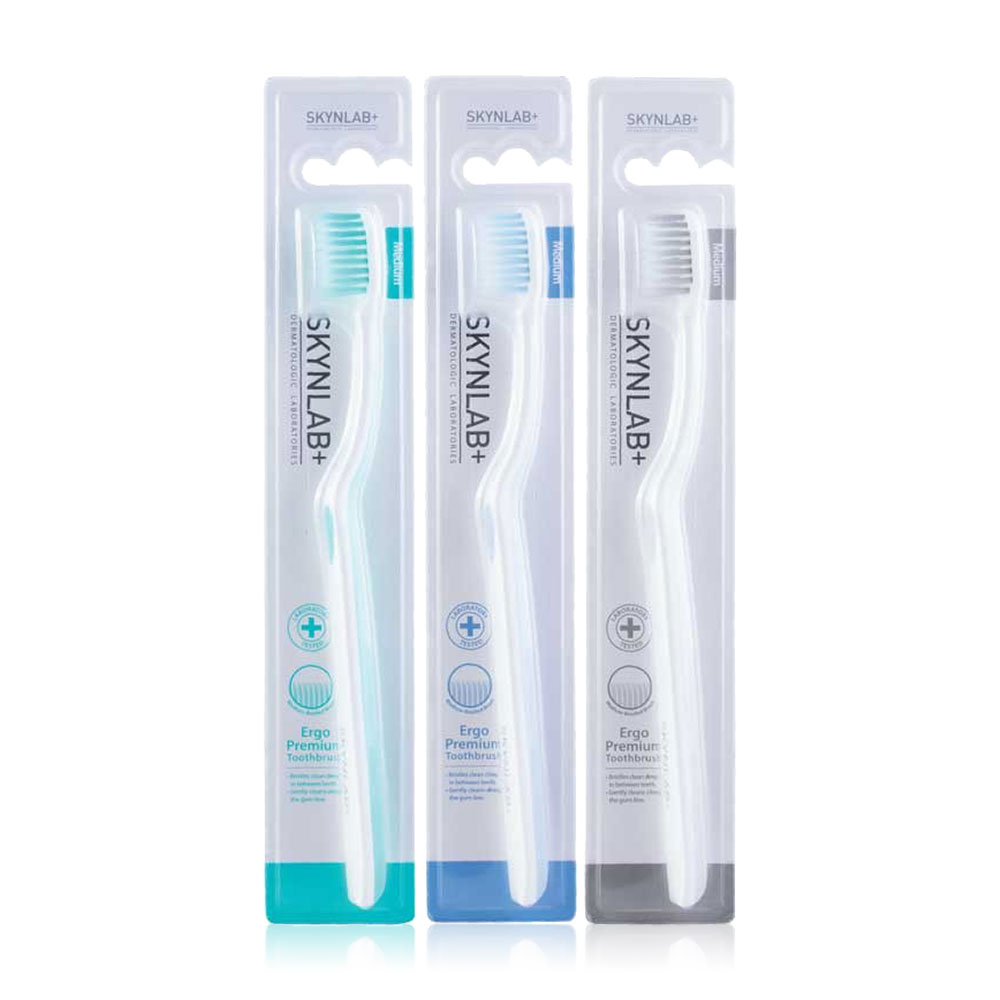 Skynlab Ergo Premium Toothbrush Buy 1 Get 1 Pc [Mixed Color]
