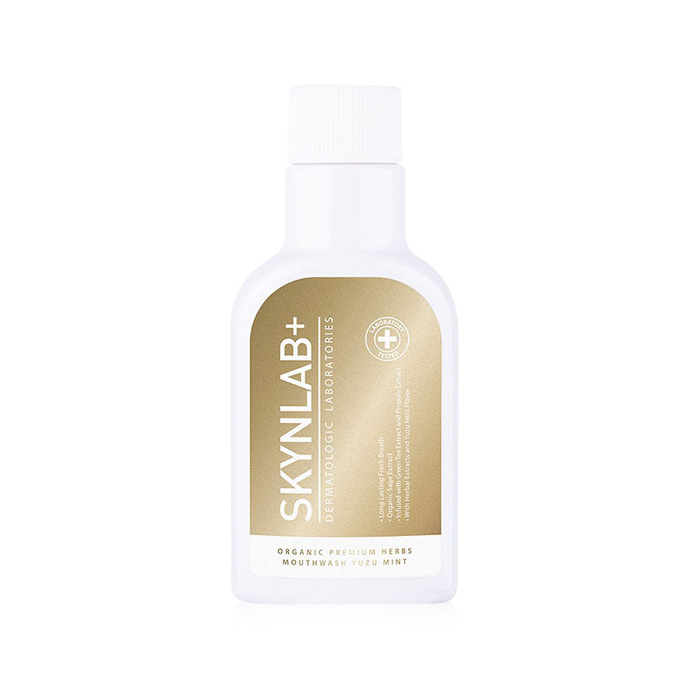 Skynlab Organic Premium Herbs Mouthwash 100ml #Yuzu Mint