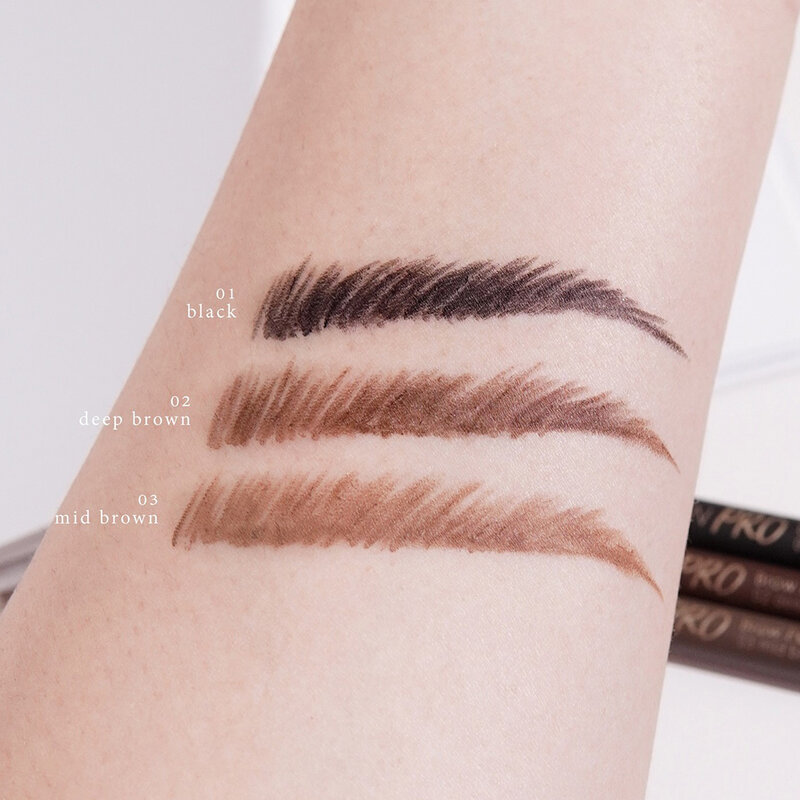 In2It Over The Brow Pro Brow Pencil [1.14g x 2pcs] #OBB01 Black