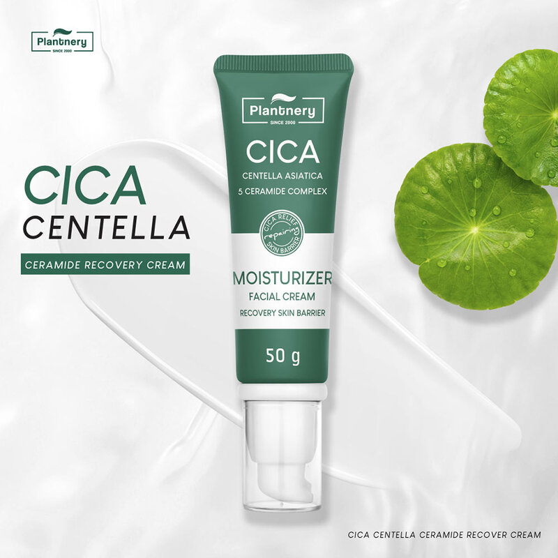 Plantnery Cica Centella Ceramide Recover Cream 50g