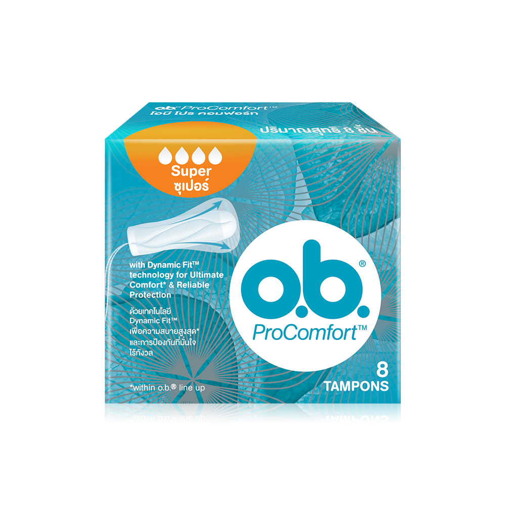 O.B. ผ้าอนามัยแบบสอด ProComfort Super Blossom [8pcs]