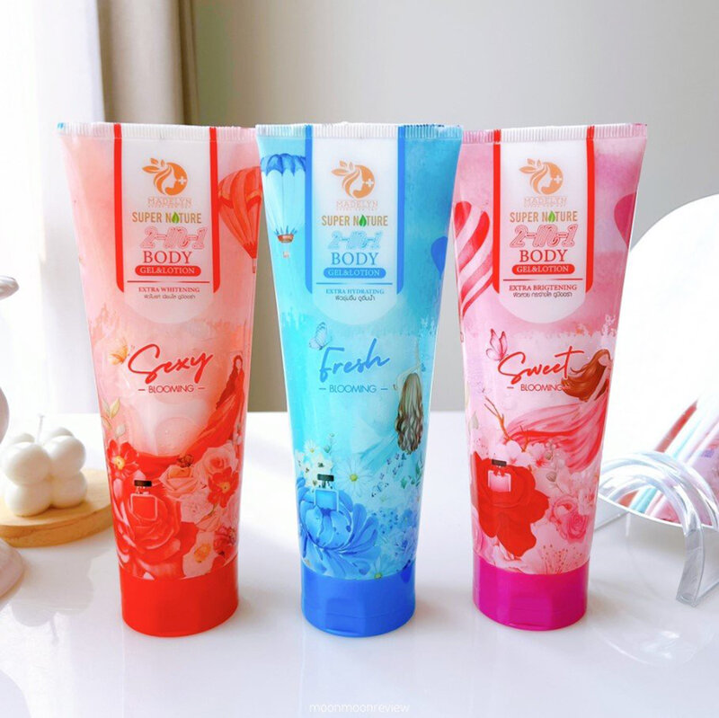 Madelyn 2 in 1 Body Gel&Lotion Fresh Blossom 220ml ( สินค้าหมดอายุ : 2026.02.02 ) 