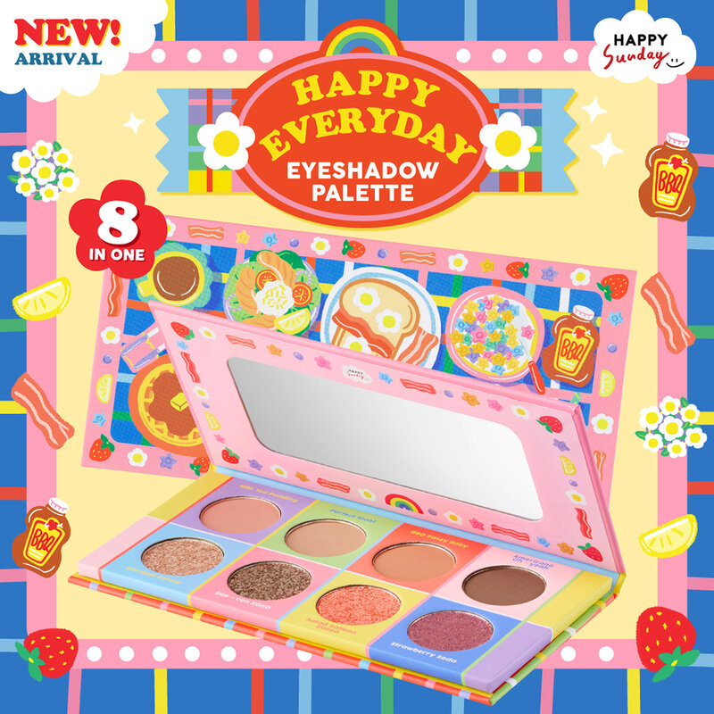 HAPPY SUNDAY Happy Everyday Eyeshadow Palette 1pc