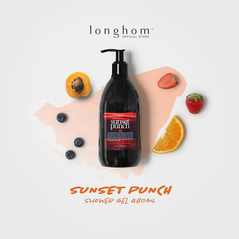 Longhom Shower Gel Sunset Punch 480ml