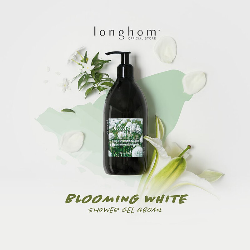 Longhom Shower Gel Blooming White 480ml