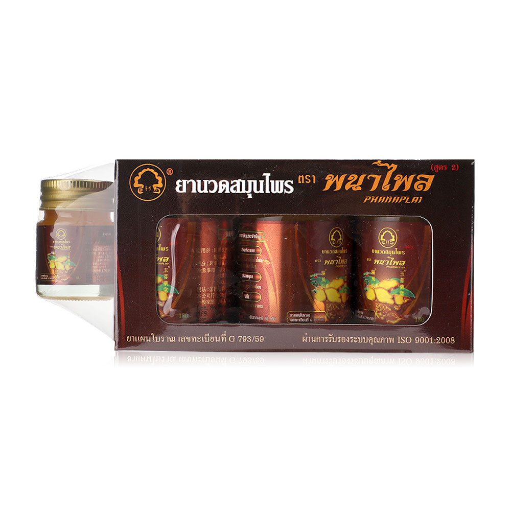 Phoyok PanaPhai Balm Formula 2 (50g x 3pcs)