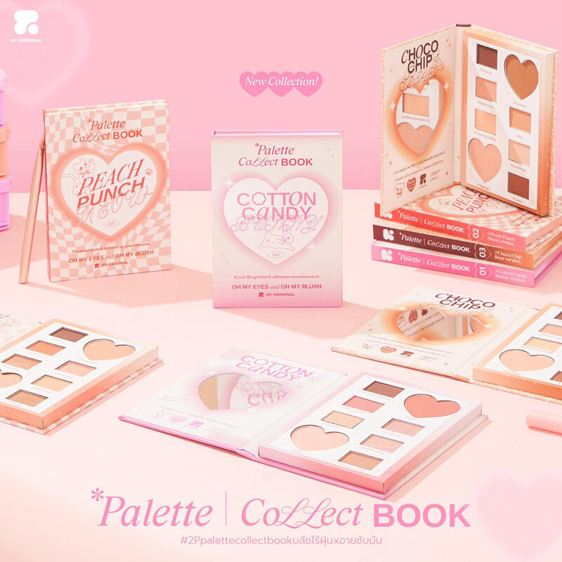 2P Original Palette Collect Book 14.6g #Cotton Candy Bunny