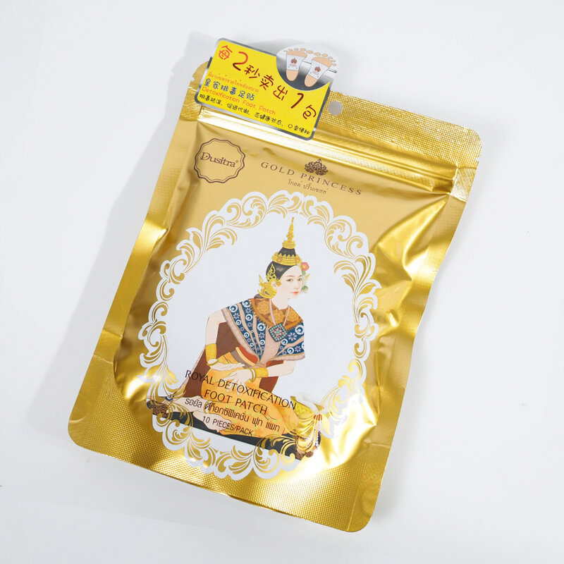 Gold Princess Royal Detoxification Foot Patch 10patche/1pack #Original
