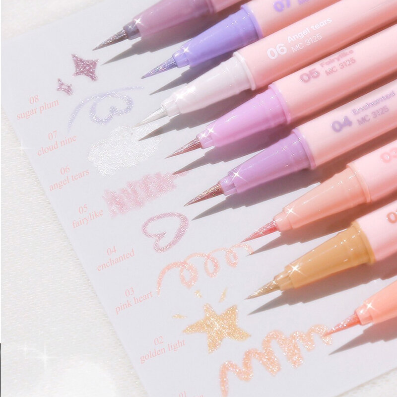Mei Linda Glitter Glow Shadow And Liner 13g #01 Coral Bling