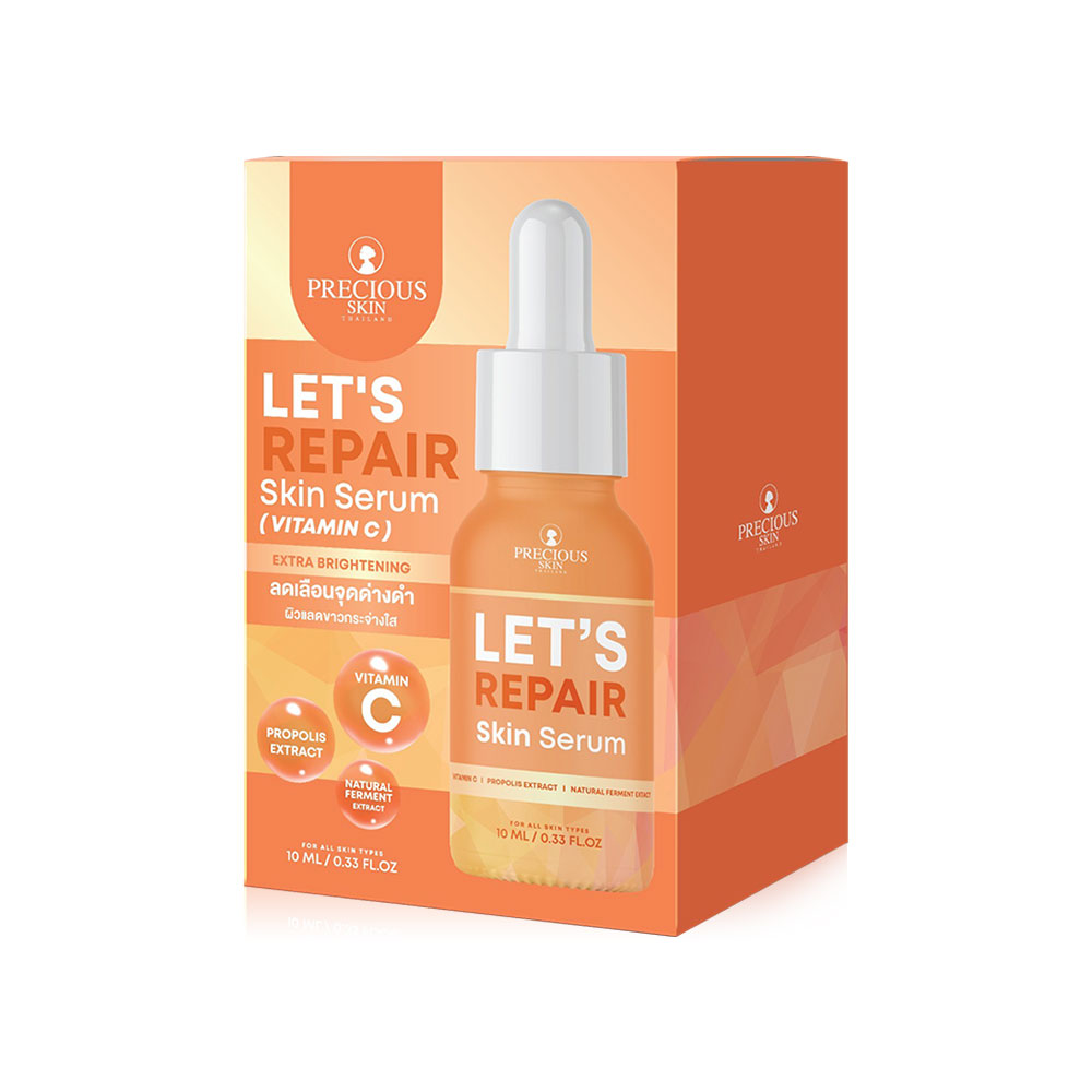 PRECIOUS SKIN THAILAND Let's Repair Skin Serum 10ml ( สินค้าหมดอายุ : 2026.04.04 ) 