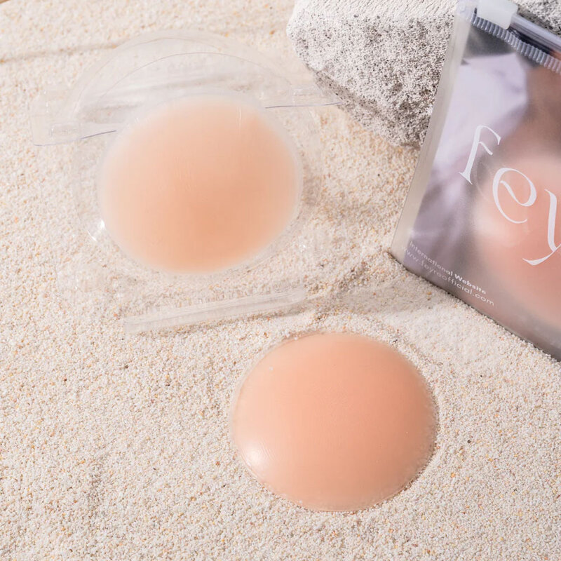 Feyre Mini Adhesive Nipple Covers [6cm x 1pair] #Peach