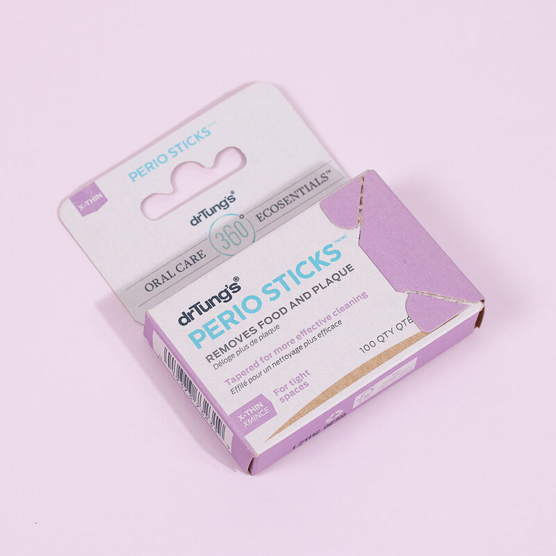 Dr.Tung's  Perio Sticks Extra Thin 100pcs ( สินค้าหมดอายุ : 2026.01.01 ) 