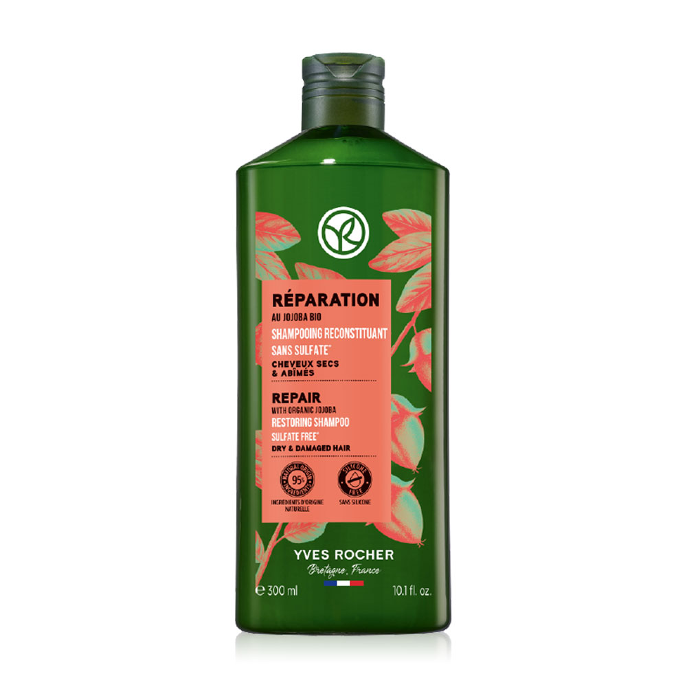 Yves Rocher Repair With Organic Jojoba Restoring Shampoo 300ml