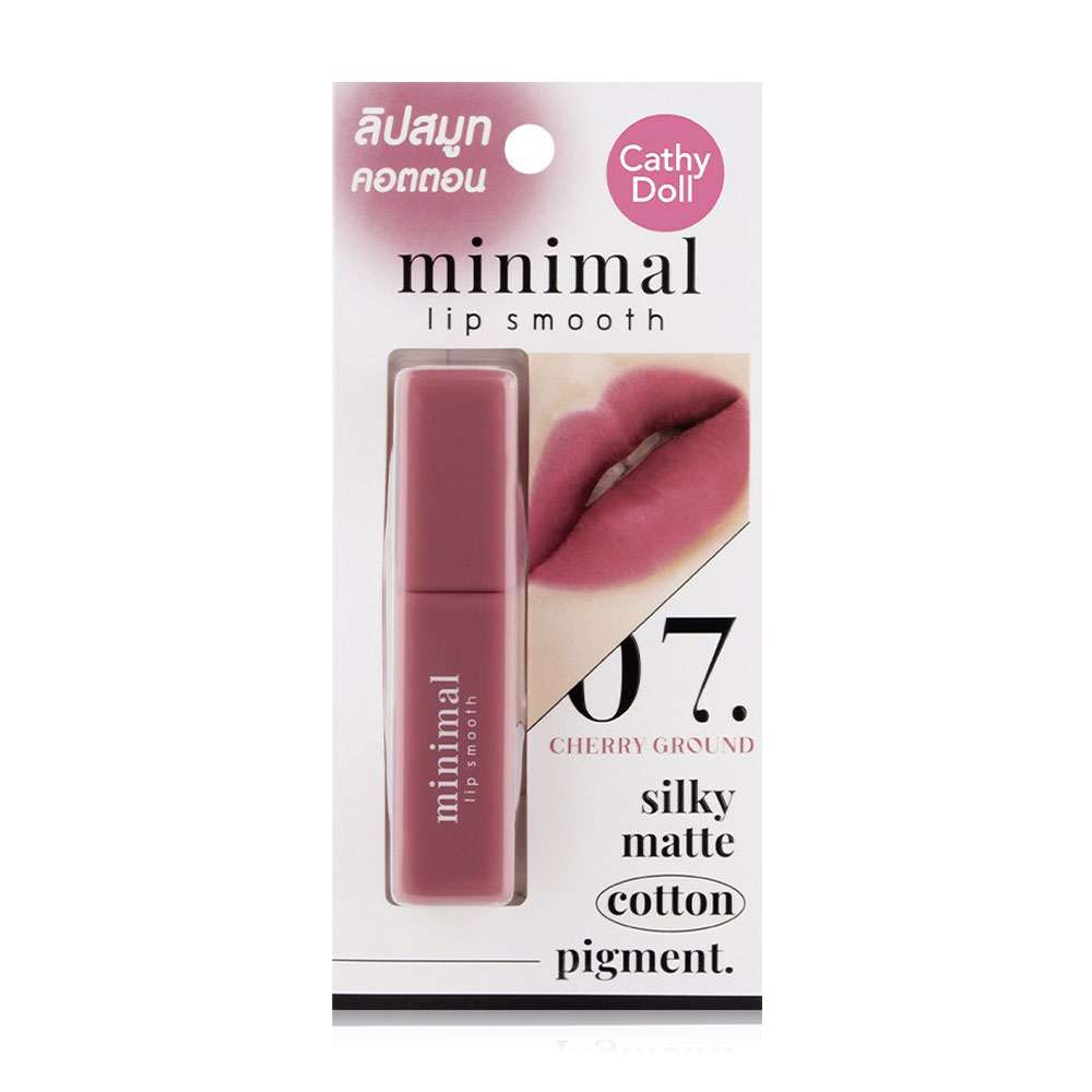 Cathy Doll Minimal Lip Smooth 2.7g #07 Cherry Ground