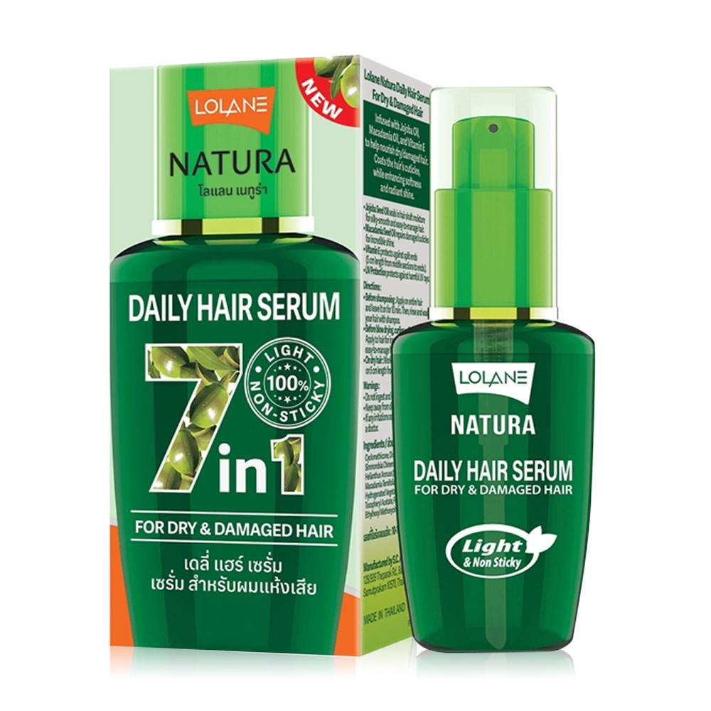Lolane Natura Daily Hair Serum For Dry & Damaged Hair 50ml