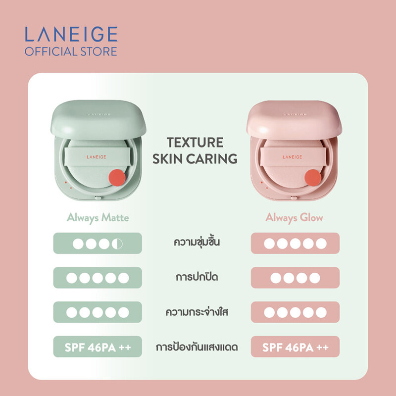 Laneige New Neo Cushion Glow 2023 [15g x 2pcs] #23N1 Sand