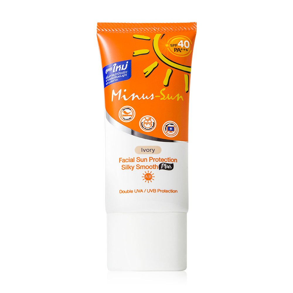 Minus-Sun Pollution Protection Mousse SPF40/PA+++ 30g #Ivory