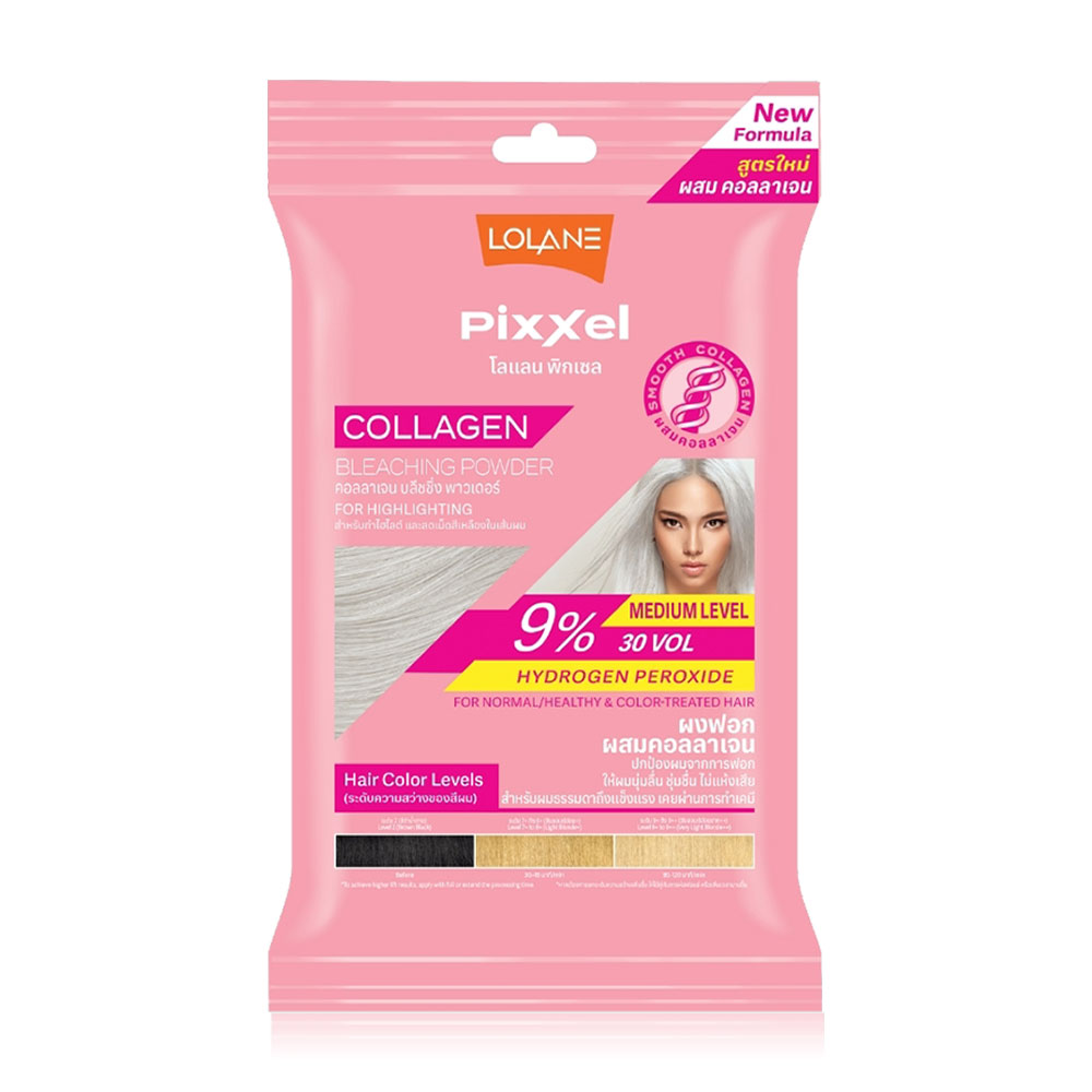 Lolane Pixxel Collagen Bleaching Powder Medium Level 15g
