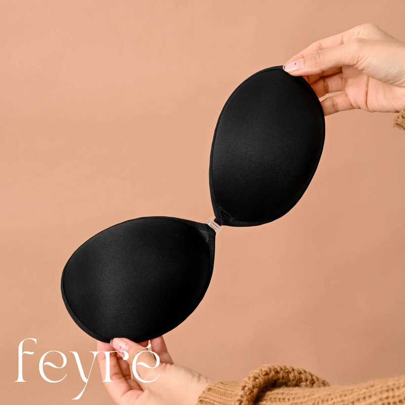 Feyre Round Shape Adhesive Bra Extra Push-Up 2cm Thickness Size B #Kohl