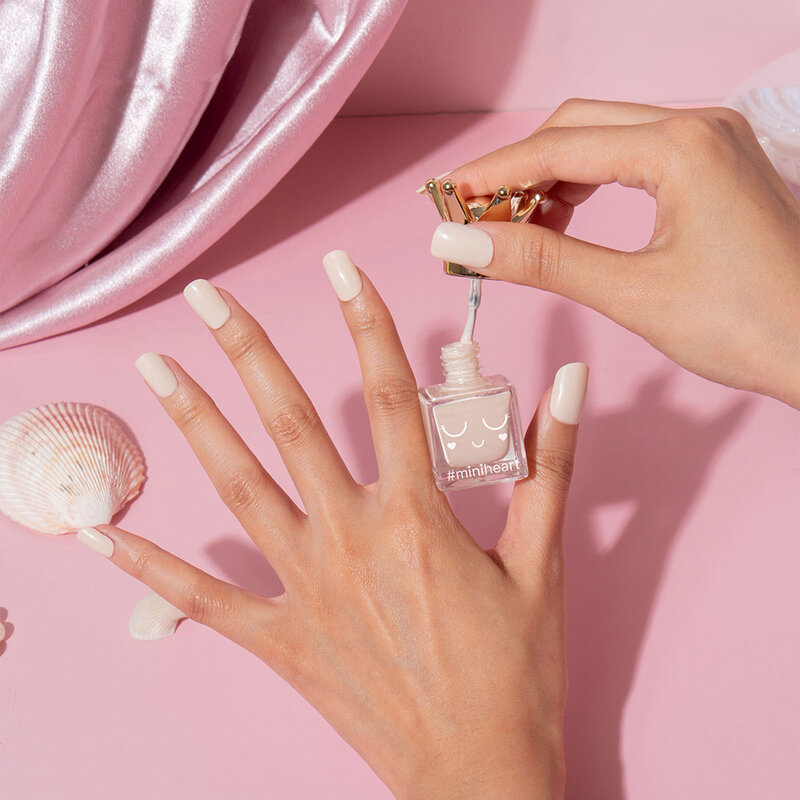 Miniheart No-Bake Gel Nail Colour 11ml #Gn21-Soya Milk