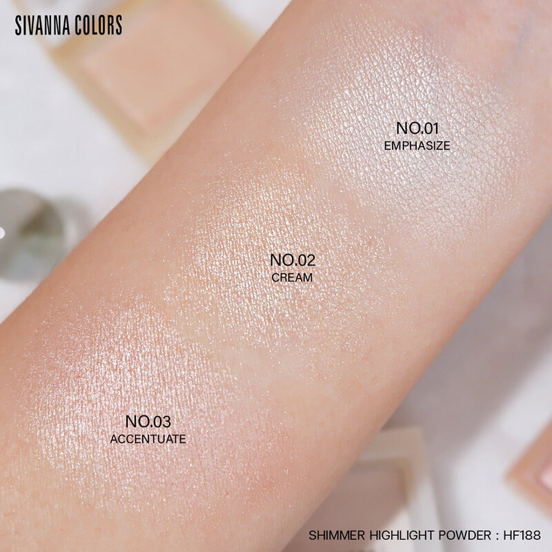 SIVANNA Colors Shimmer Highlight Powder 4g #03