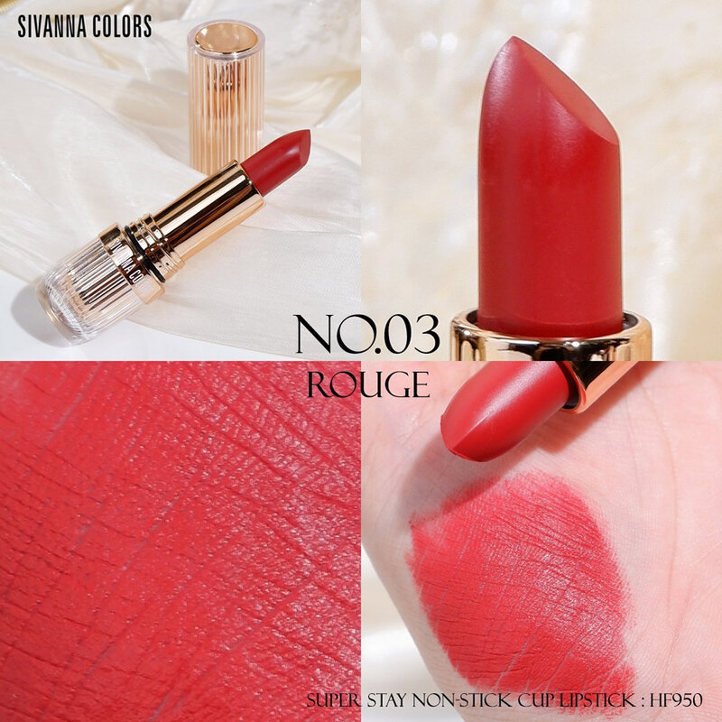 SIVANNA Colors Super Stay Non-Stick Cup Lipstick 4g #03