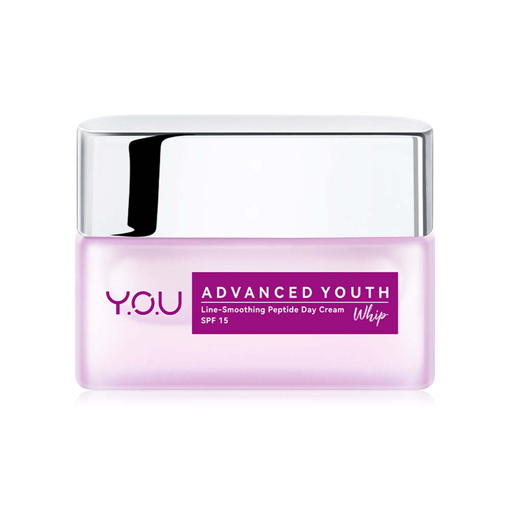 Y.O.U Advanced Youth Line-Smoothing Peptide Day Cream SPF15 Whip 18g