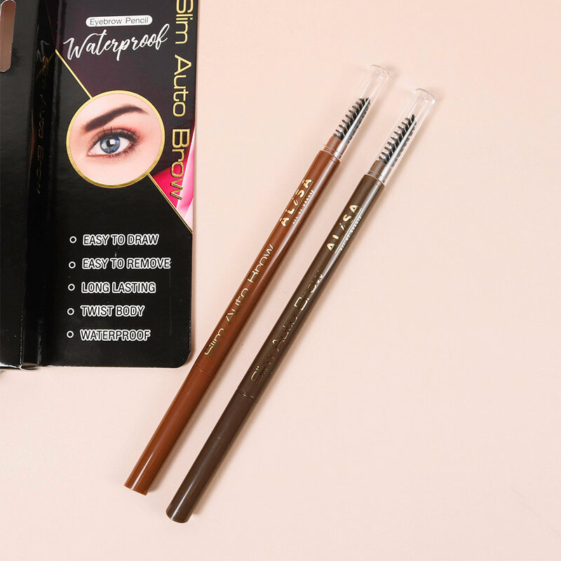 ALISA Slim Auto Brow 10g #Deep Brown