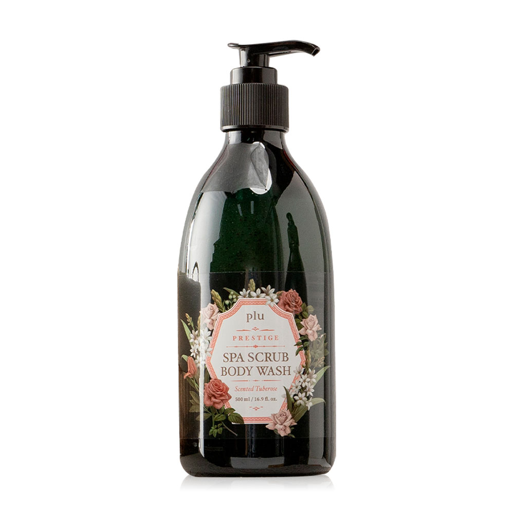 Plu Prestige Spa Scrub Body Wash Scented Tuberose 500g
