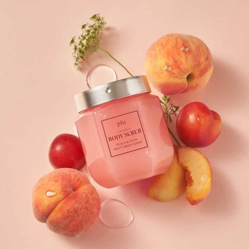 Plu Perfumed Fruity Body Scrub Peach & Plum 500g