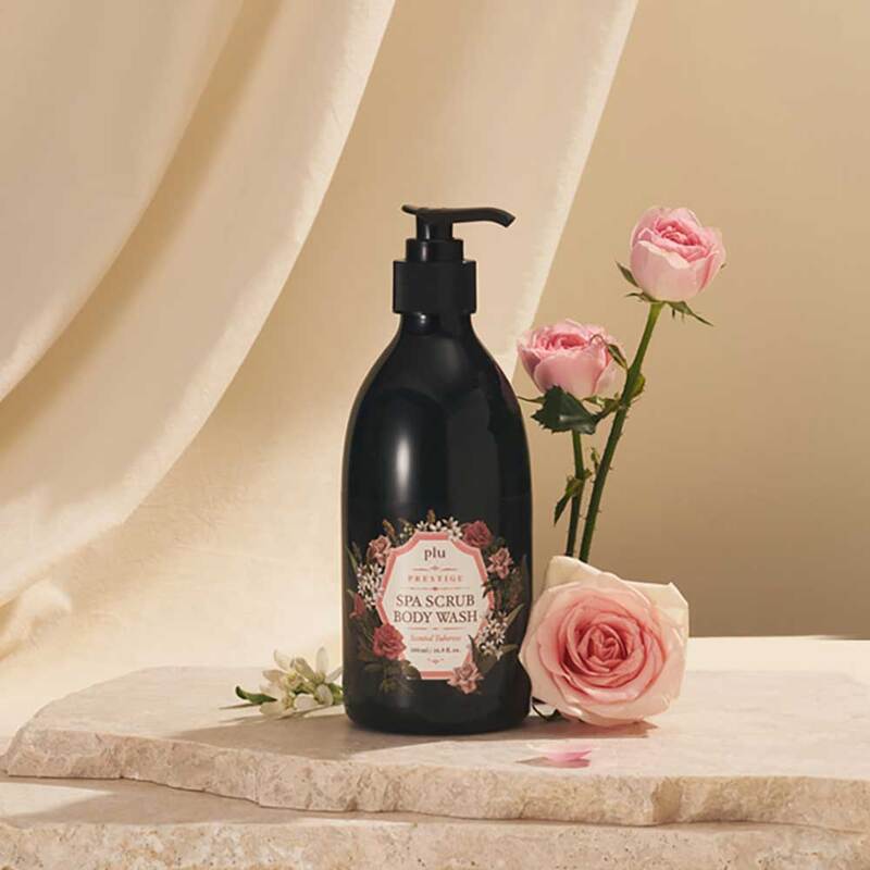 Plu Prestige Spa Scrub Body Wash Scented Tuberose 500g