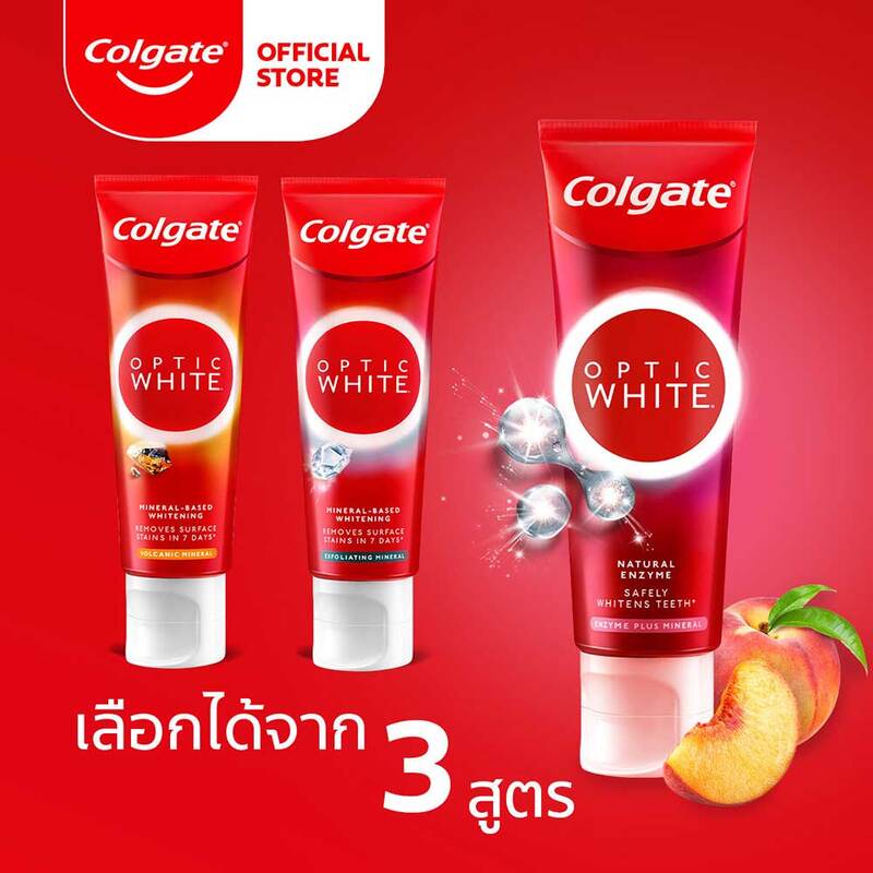Colgate Optic White Enzyme Plus Mineral Toothpaste 80g